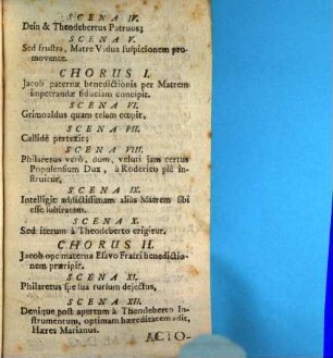 Haeres Marianus in Scenam datus ... : cum novus Magistratus Parthenius promulgaretur in Congregatione minore Academica