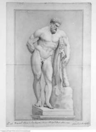 Concorso Accademico 1728, Terza Classe: Herkules Farnese, secondo premio