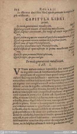 CAPITULA LIBRI primi.