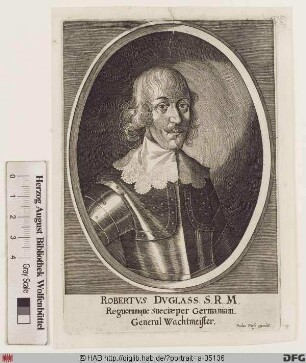 Bildnis Robert Douglas (1651 Frhr. zu Skälby, 1654 Graf zu Skänninge)