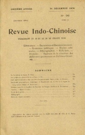 31 Décembre 1908. No 96