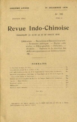 31 Décembre 1908. No 96