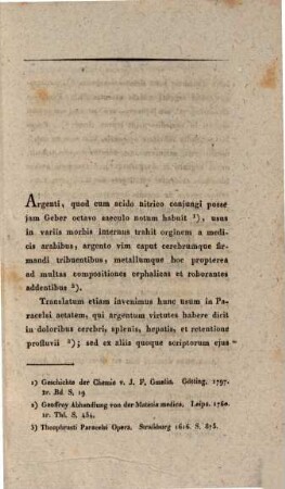 Diss. inaug. de usu argenti nitrici in morbis ventriculi