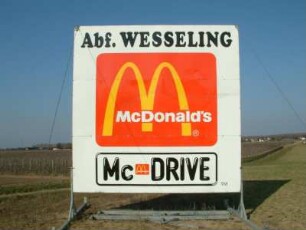 Werbetafel