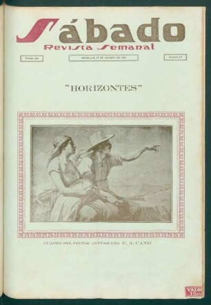 "Horizontes" : Cuadro del pintor antioqueño F. A. Cano