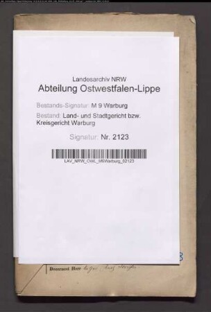 Erblasser: Meyer, Conrad; Erblasser: Meyer, Ferdinande, geb. Franzen: