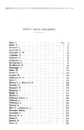 533-534, Indice della relazioni