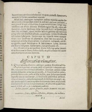 Caput XI. - Caput XVIII.
