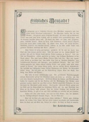 Fröhliches Neujahr!