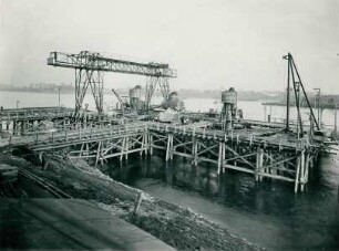 Rheinbrücke Düsseldorf-Neuss, Deutschland, 1926-1928