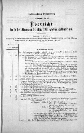 No. 5 (65-72) (72), 14. März 1910