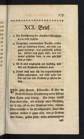 175-207, XCI. Brief. - XCII. Brief.