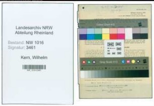 Entnazifizierung Wilhelm Kern , geb. 25.10.1890 (Rangiermeister)