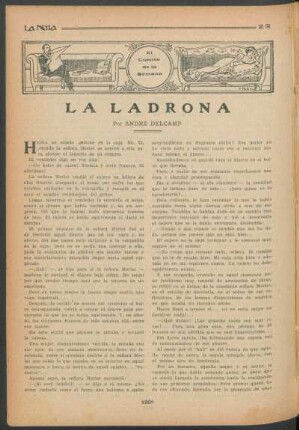 El cuento de la semana : La ladrona