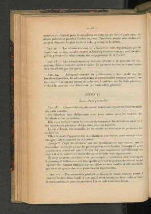 Titre IV.