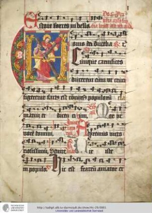 Antiphonar mit Noten