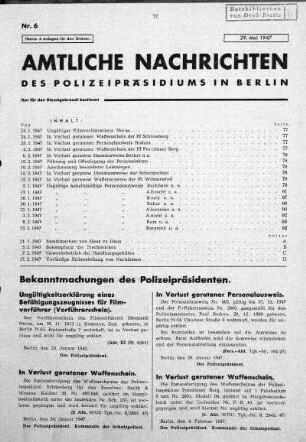 Nr. 6, 1947/05/29