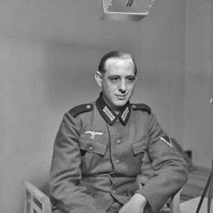 Porträt. Erich Rinkas Bruder Kurt Rinka als Soldat in Wehrmachtsuniform.