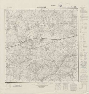 3022 (alte Nr.: 1528) Bendingbostel, Meßtischblatt (4cm - Karte)