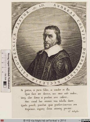 Bildnis Andreas Colvius (eig. Kolff)