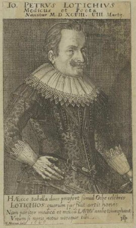 Bildnis des Io. Petrus Lotichius