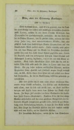 Dido, oder die Erbauung Karthagos