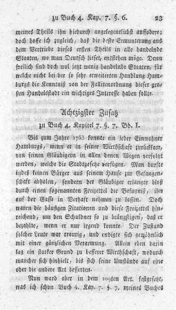 Achtzigster Zusatz zu Buch 4. Kapitel 7. §. 7. Bd. 1.