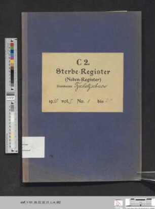 Sterberegister Güldendorf 1935