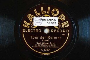 Tom der Reimer / (Loewe)