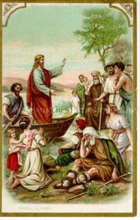 Postkarte mit christlichem Motiv