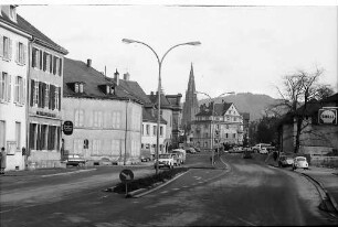 Freiburg: Kronenstraße mit Münsterblick