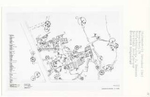 Gesandtschaft (Diplomarbeit bei Willy Kreuer): Grundriss Erdgeschoss 1:200