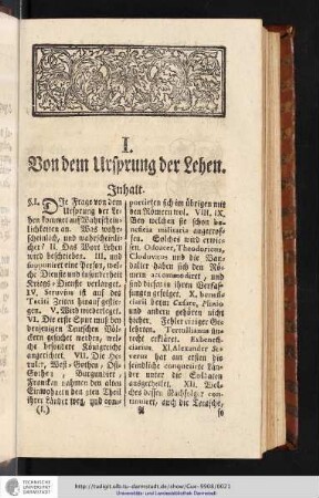 Gundlingiana Erstes Stück
