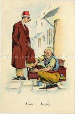 Schuhputzer in Syrien