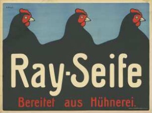 Ray-Seife. Bereitet aus Hühnerei