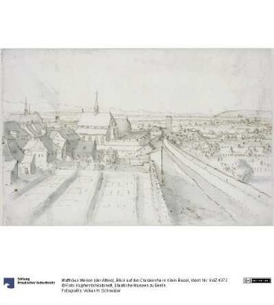 Blick auf die Clarakirche in Klein-Basel