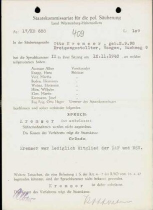 Kremser, Otto