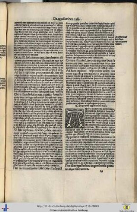De appellatione reali & De appellatione rationis.