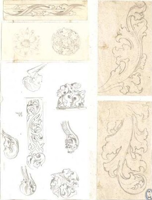 Lange, Ludwig; Lange - Archiv: X.5 Gotik (Details Holz) - Details