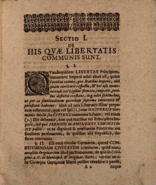 De His Quae Principum Statuumve Imperii Libertati Perperam Accensentur