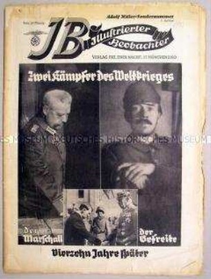 Sonderausgabe des "Illustrierten Beobachter" zum Geburtstag von Adolf Hitler