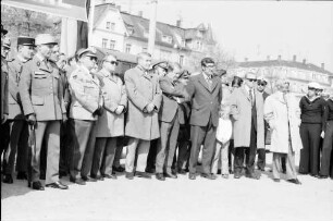 Freiburg: Messplatz; Ausstellung "Unsere Marine"; Gäste