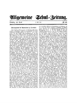 Osterprogramm des Gymnasiums zu Darmstadt