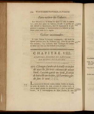 Chapitre VIII. Changer l´Ordre de Bataille en Ordre de Marche.