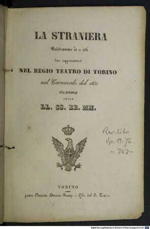 La straniera