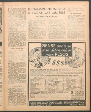 El feminismo no interesa a todas las mujeres