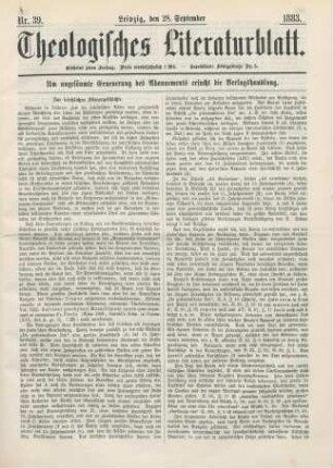 305-307 Zur kirchlichen Literargeschichte
