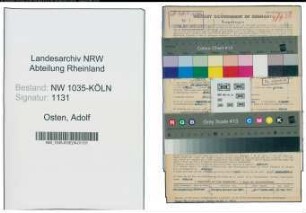 Entnazifizierung Adolf Osten , geb. 15.12.1907 (Steiger)