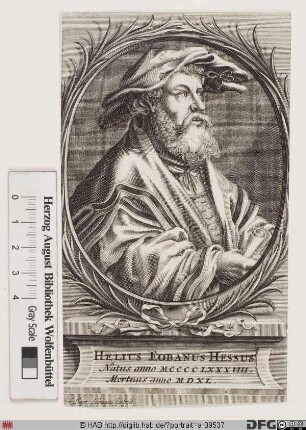 Bildnis Helius Eobanus Hessus (eig. Eoban Koch)