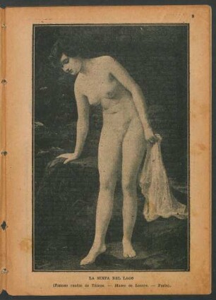 La ninfa del lago [Ilustración]